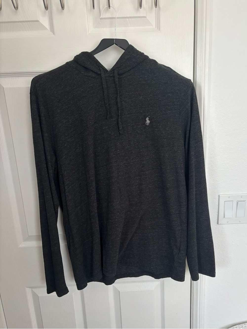 Polo by Ralph Lauren Charcoal Black Lightweight Hoodie